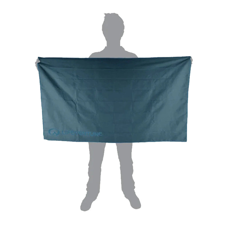 Lifeventure Soft Fibre Recycled Towel - XL Navy  