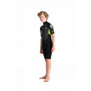 C-Skins Element 3:2 Junior Shortie - Black/Lime- Great Outdoors Ireland