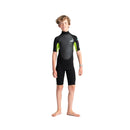 C-Skins Element 3:2 Junior Shortie - Black/Lime- Great Outdoors Ireland