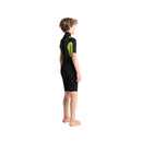 C-Skins Element 3:2 Junior Shortie - Black/Lime- Great Outdoors Ireland