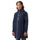 Helly Hansen Long Belfast Jacket - Navy front view  