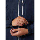 Helly Hansen Long Belfast Jacket - Navy cuff details