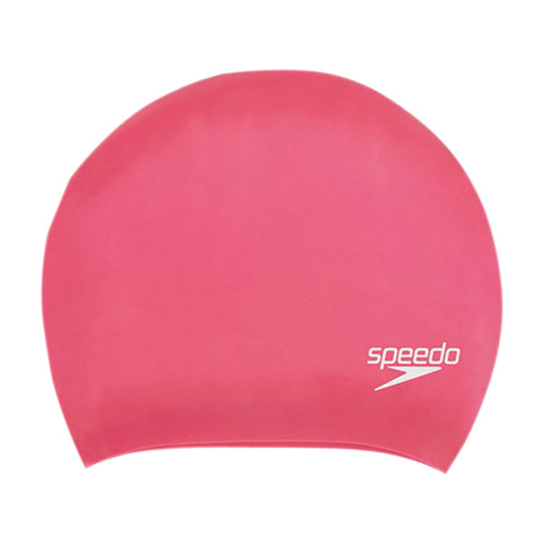 Speedo Long Hair Silicone Cap - Pink Great Outdoors Ireland