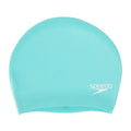 Long Hair Silicone Swim Cap - Green