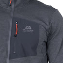 Lumiko Hooded Jacket recycled stretch fleece fabric detail
