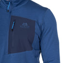 Lumiko Zip T Fleece recycled stretch fleece fabric detail