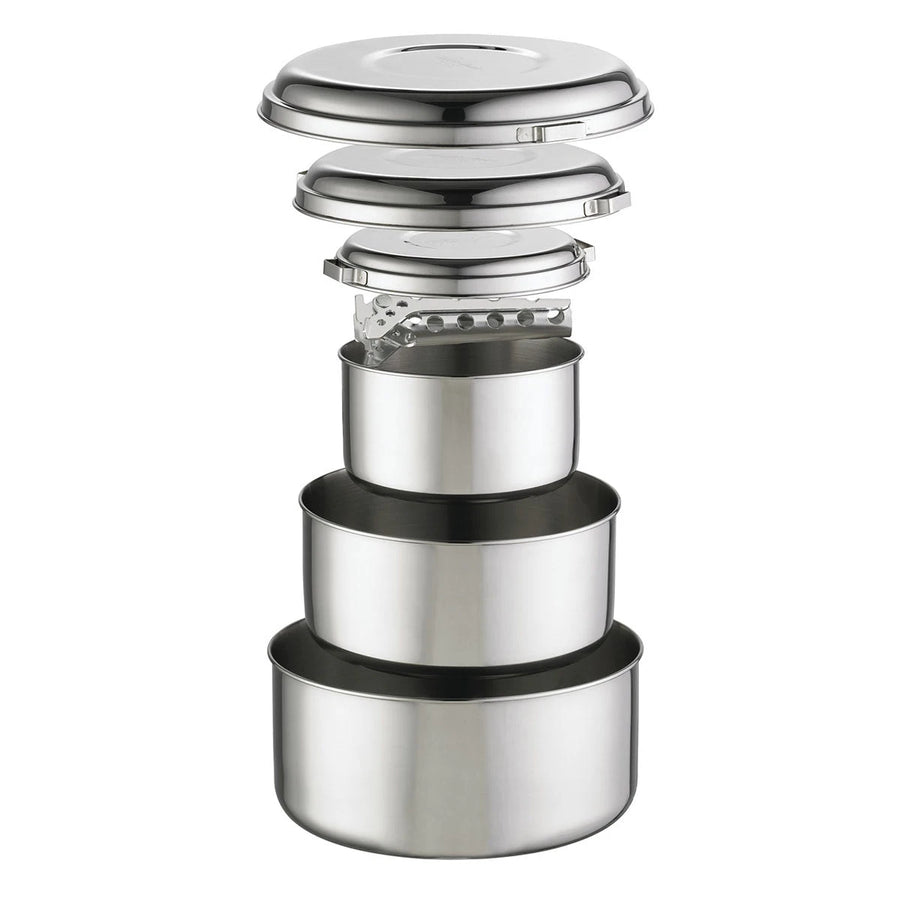 The MSR Alpine™ 4 Pot Stainless Steel Cook Set