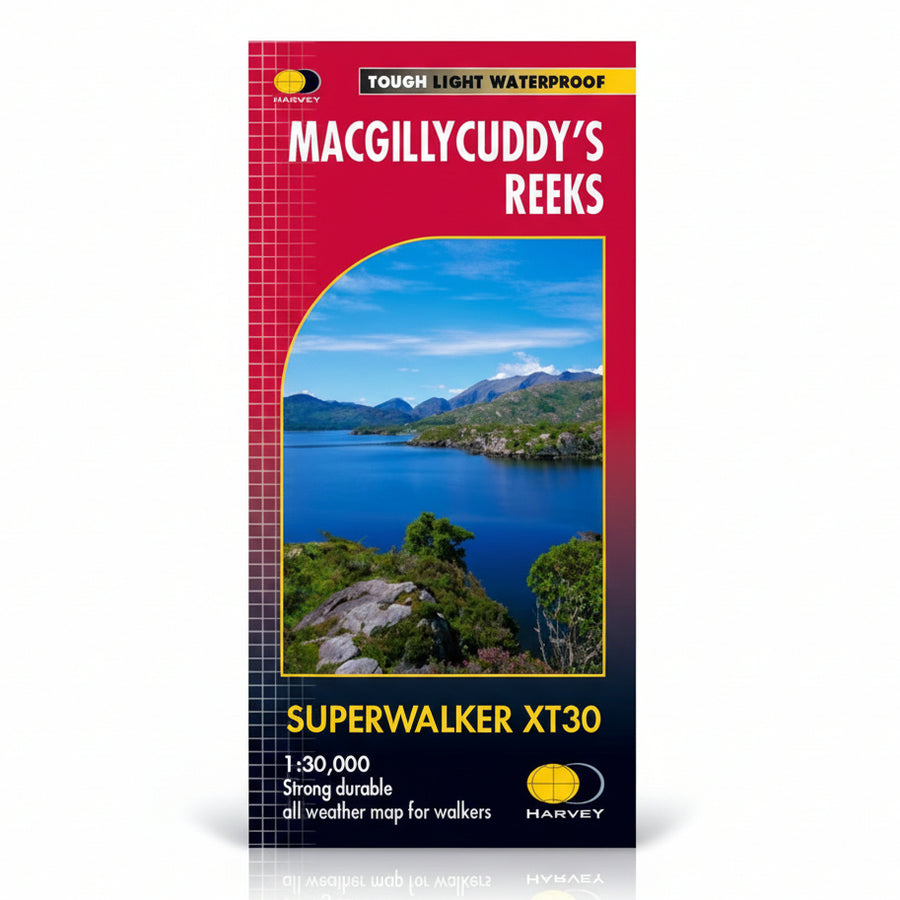 Harvey MacGillycuddy's Reeks 1:30K Map- Great Outdoors Ireland