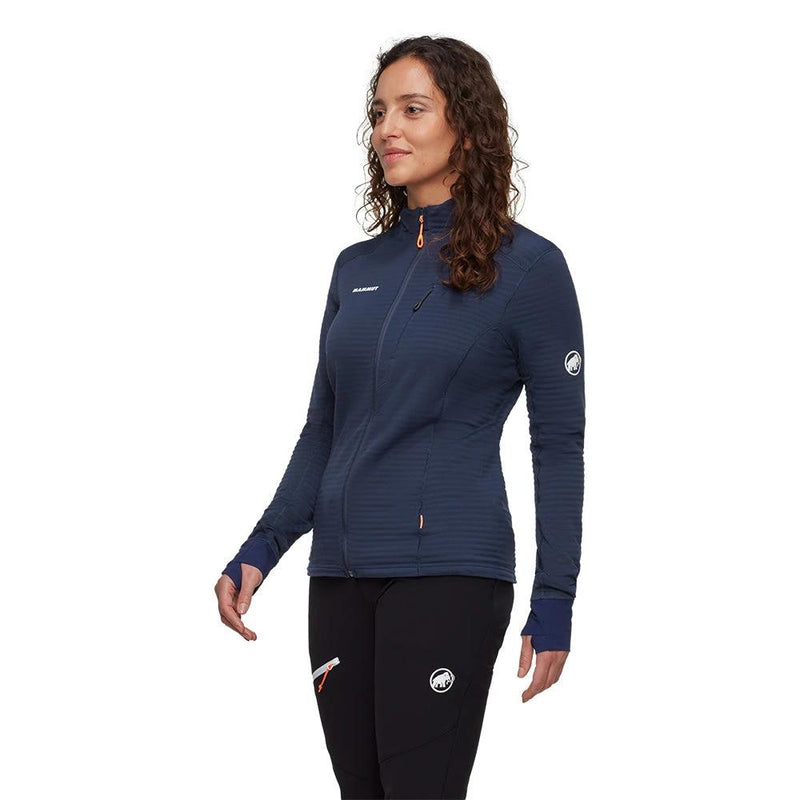 Mammut Women's Taiss Light ML Jacket as worn by dark haired model