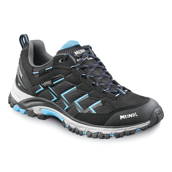 Meindl Caribe Lady GTX Walking Shoe Black/Azure – Trail-Ready Comfort
