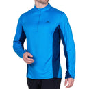 Men's Ignis LS Zip Tee chest and zip detail closeup