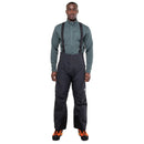 Men's Karakoram Mountain Pant full length front view, black