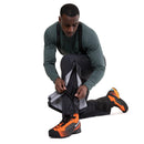 Men's Karakoram Mountain Pant ankle gaiter and boot gusset detail