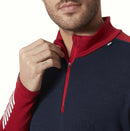 Helly Hansen Men's LIFA® Merino Midweight Half-Zip Base Layer collar details
