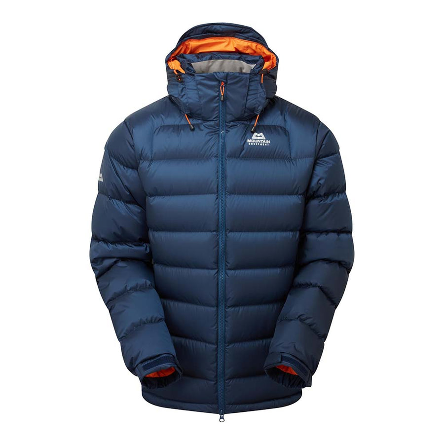 Men's Lightline Down Jacket front view, navy blue