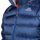 Men's Lightline Down Jacket inner lining and zip detail