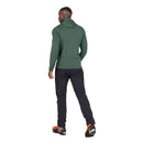 Men's Lumiko Hooded Jacket back view, Fern/Ombre