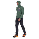 Men's Lumiko Hooded Jacket active fit, Fern Ombre