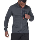 Men's Lumiko Hooded Jacket full-length YKK zip detail