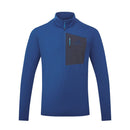 Mountain Equipment Men's Lumiko Zip T Fleece in Admiral Blue
