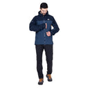 Men's Makalu GORE-TEX Jacket chest pocket zip detail, Dusk/Cosmos