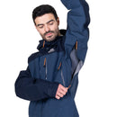 Men's Makalu GORE-TEX Jacket underarm zip vent detail, Dusk/Cosmos