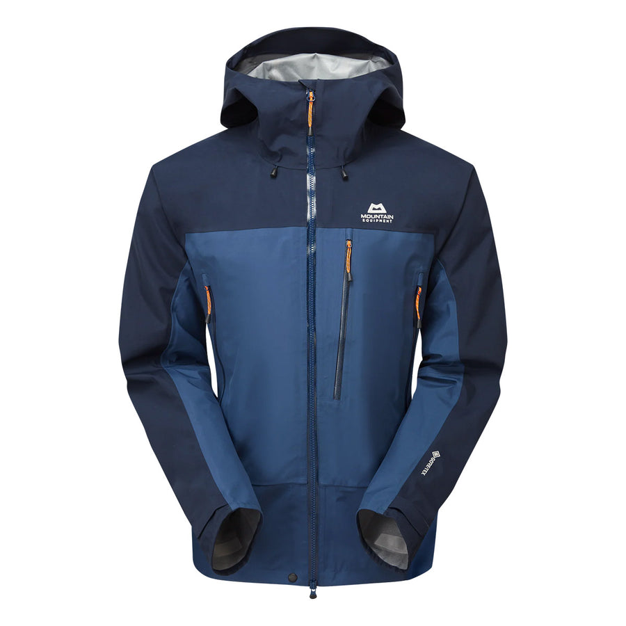 Men's Makalu GORE-TEX Jacket full length front, Dusk/Cosmos