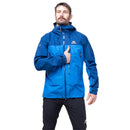 Men's Makalu GORE-TEX Jacket chest pocket zip detail, Admiral/Atlantic