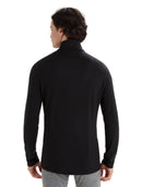 Icebreaker Merino 200 Oasis Long Sleeve Half Zip - Black- Great Outdoors Ireland