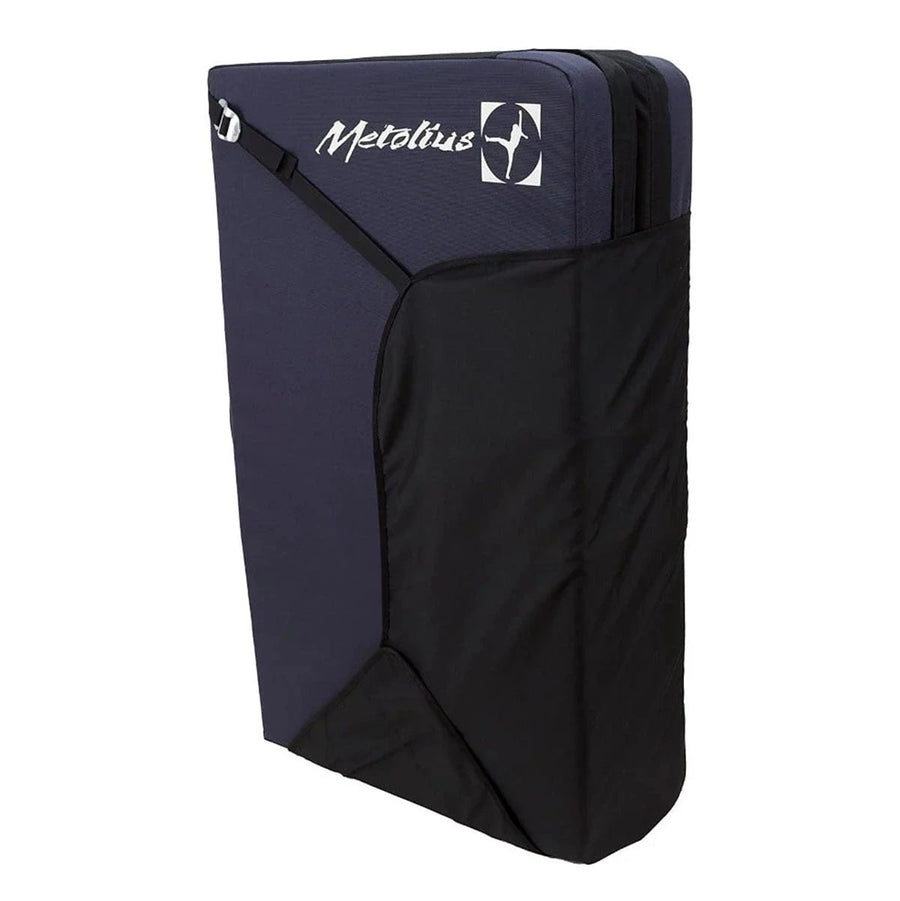 Metolius Session II Crash Pad in black and grey on a white background.