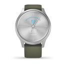Garmin vívomove Style - Silver/Moss Green- Great Outdoors Ireland