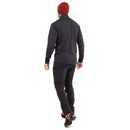 Men's Apiro Jacket back view full length, Black