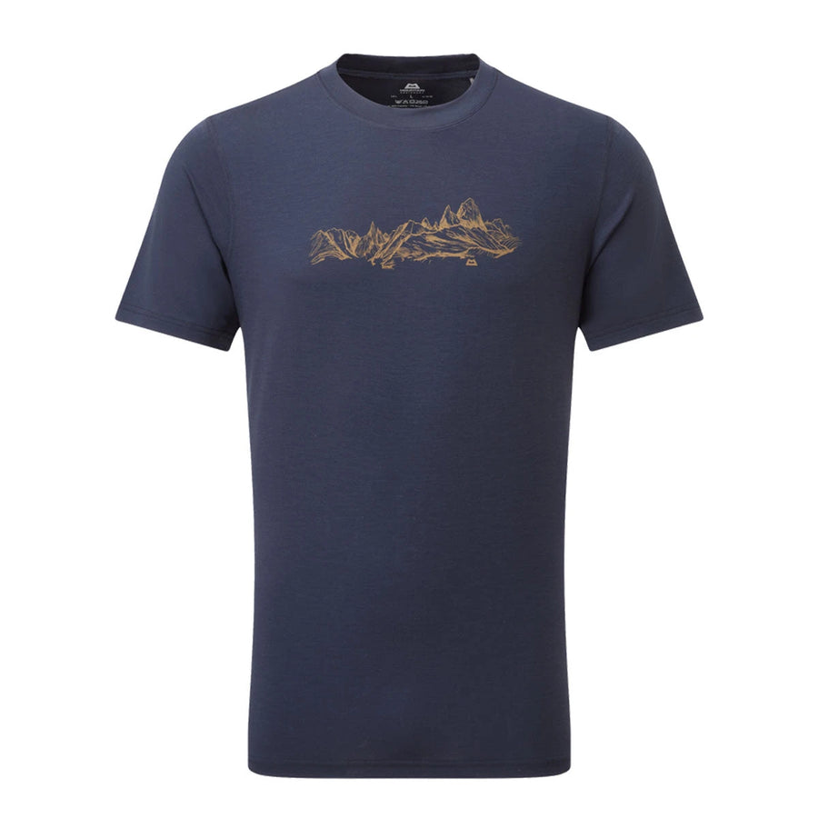 Mountain Equipment Men's Groundup Skyline Tee , front view
