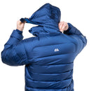 Mountain Equipment Men's Lightline Down Jacket hood up back view