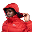 Mountain Equipment Men's Lightline Down Jacket  three-quarter hood view