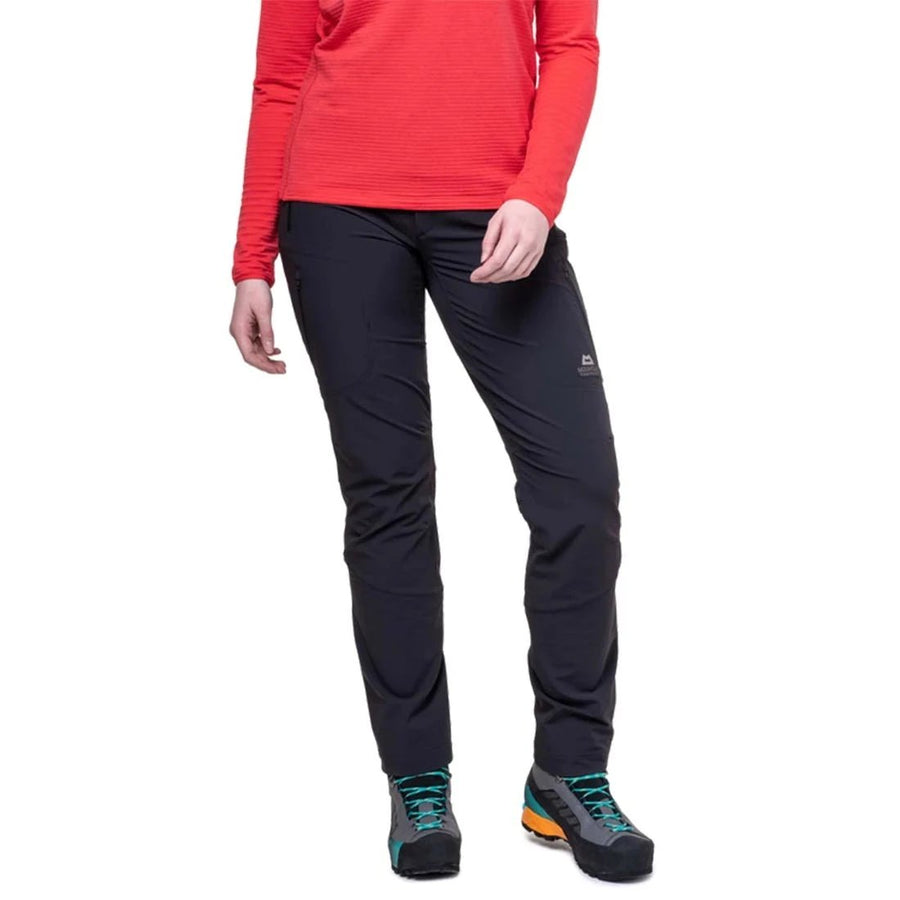 Women's Chamois Trek Pant front view, Black
