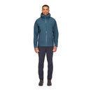Rab Men's Namche GORE-TEX Jacket full length front, Orion Blue