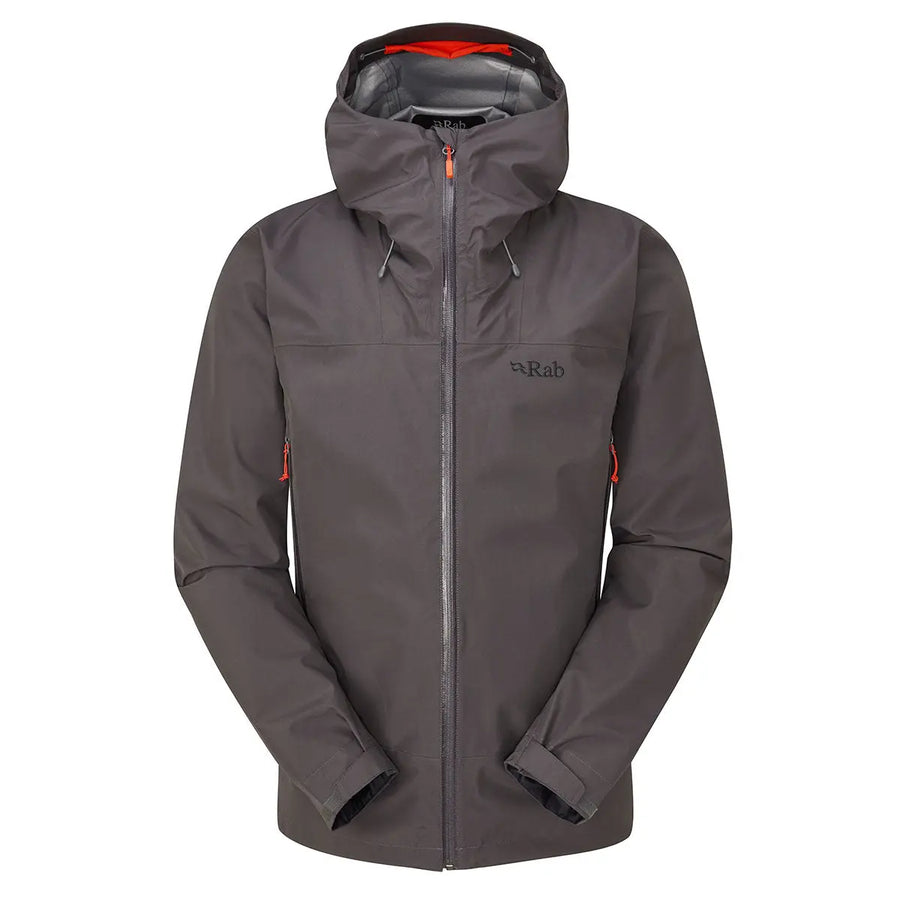 Rab Men's Namche GORE-TEX Jacket front view, Graphene