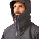 Rab Men's Namche GORE-TEX Jacket hood closeup, Graphene
