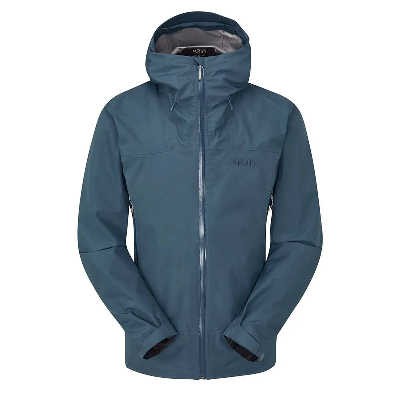 Rab Men's Namche GORE-TEX Jacket front view, Orion Blue