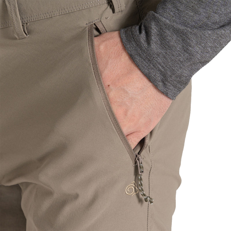NosiLife Pro Convertible Trouser III - Pebble - Regular Leg