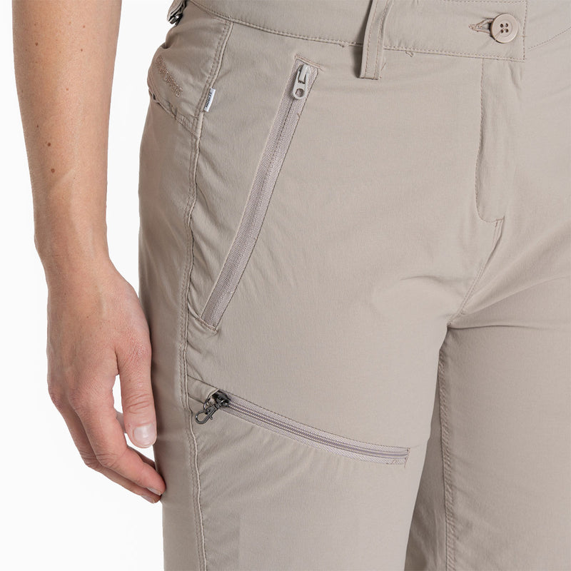 NosiLife Pro Convertible Trouser III - Soft Mushroom Short