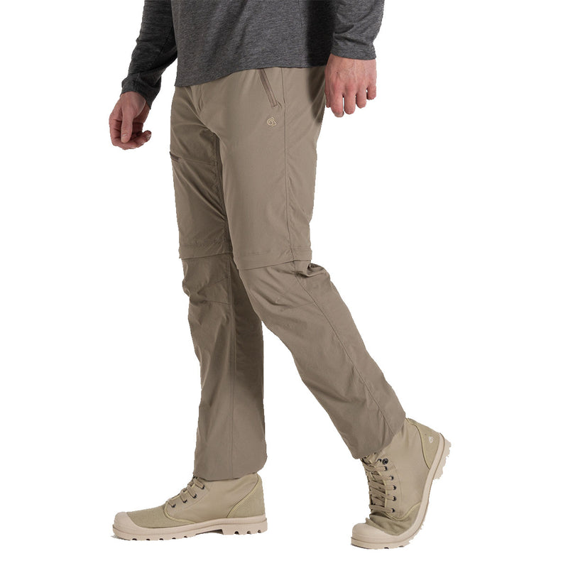 NosiLife Pro Convertible Trouser III - Pebble - Regular Leg