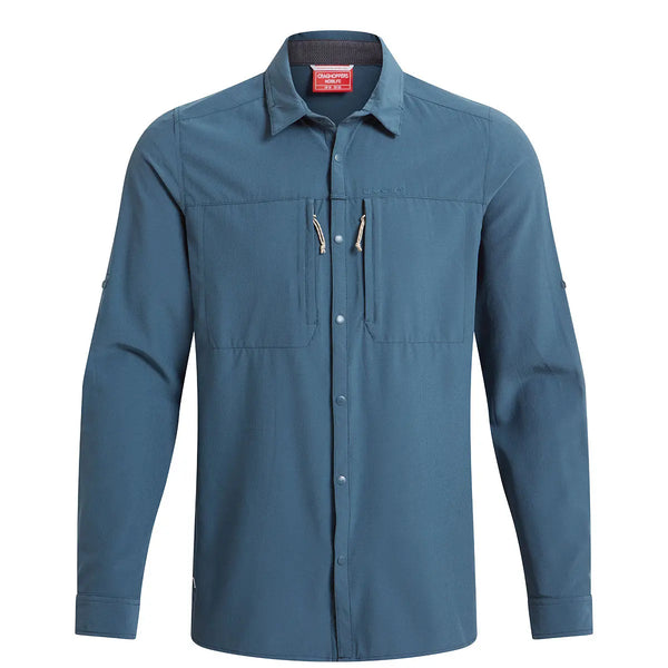 NosiLife Pro Long Sleeved Shirt V - Blue Stone