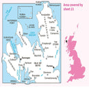 Ordnance Survey U.K. OS Landranger Map - Sheet 23/North Skye- Great Outdoors Ireland