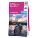Ordnance Survey U.K. OSBG Landranger Map 97 -  Kendal & Morecambe- Great Outdoors Ireland