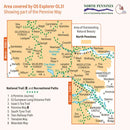 Ordnance Survey U.K. OSGB Laminated Explorer Map - Sheet 31/Pennines- Great Outdoors Ireland
