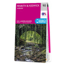 Ordnance Survey U.K. OSGB Landranger 1:50K Map 90 - Penrith & Keswick- Great Outdoors Ireland