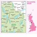 Ordnance Survey U.K. OSGB Landranger 1:50K Map 90 - Penrith & Keswick- Great Outdoors Ireland