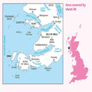 Ordnance Survey U.K. OSGB Landranger 1:50K Maps 47,48,49- Great Outdoors Ireland